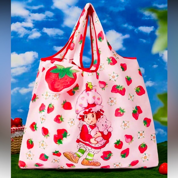 strawberry shortcake Handbags - Pink/Red Strawberry Shortcake Tote Bag NEW 🏷️